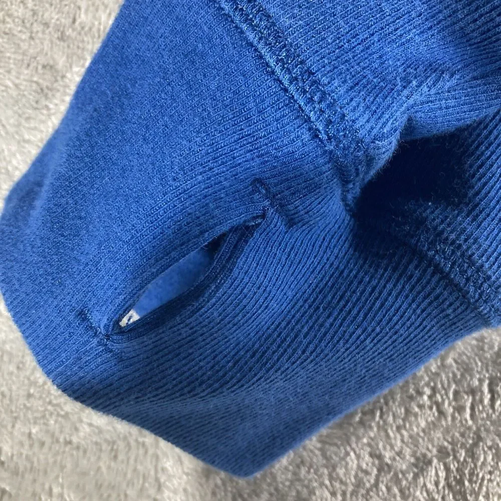 Alaska 1/4 Zip Pullover‎ Sweatshirt Men's Size XL Blue